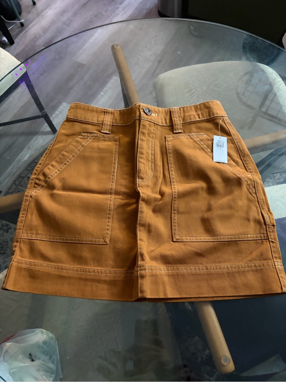 Old Navy Rust Orange Mini Skirt